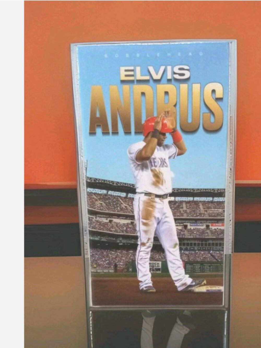 Bobblehead Elvis Andrus Texas Rangers 1,605 Games SGA –retirement game